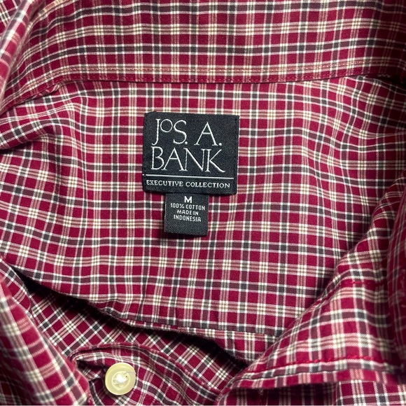 NWOT JOS. A. Bank, PLAID BUTTON DOWN DRESS SHIRT MEDIUM - Picture 7 of 7